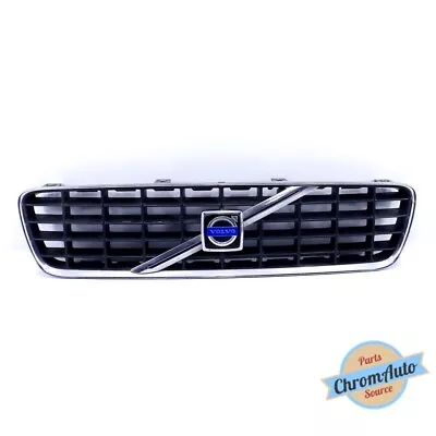 01-04 Volvo S60 Upper Front Grille Assembly Emblem Badge OEM 9151881 W/O S60R 02 • $29.93