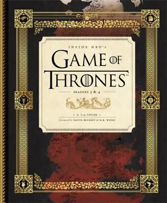 Inside HBO's Game Of Thrones II : Seasons 3 And 4 Hardcover Cat T • £4.27