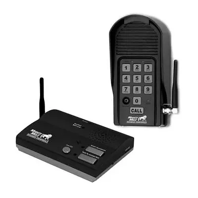 Mighty Mule Wireless Intercom Keypad And Base Station Kit Weatherproof Black • $220.18