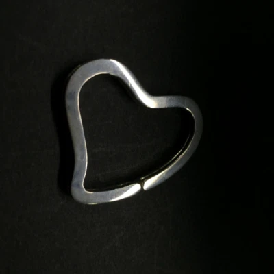£0.81 • Buy TIFFANY&CO. Silver 925 Heart Key Ring Charm/1G2382
