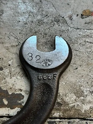 Vintage J.H. Williams 862 S Shaped Open End Wrench  • $21.99