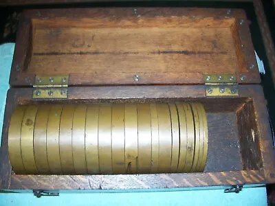 Full Box Of American Steam Gage And Valve Co Scale Weights With Box • $200