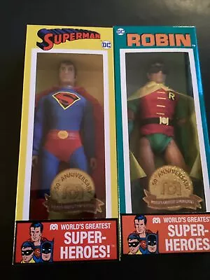 MEGO  World's Greatest Super-Heroes 50th Anniversary Superman And Robin Variant • $54.99