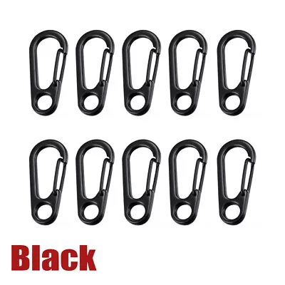 10/20/30x Aluminum Mini Spring Carabiner Clip Keychain Snap Outdoor Camping Hook • $7.58