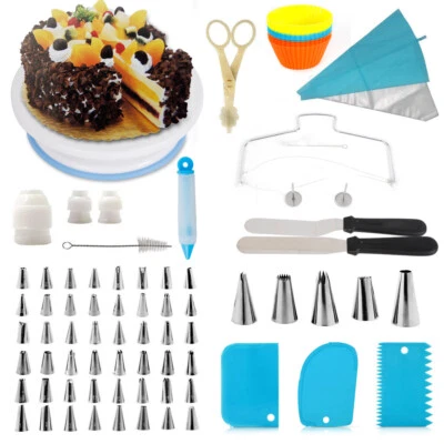 £25 • Buy Cake Turntable Rotating Cake Stand Cake Plate Revolving Display Decorating Kit