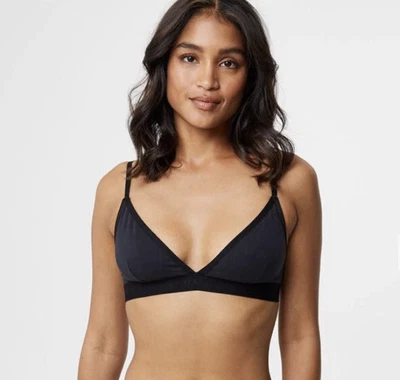 £20 • Buy 2 X Cotton BNWT Jack Wills Soft Triangle Bralette 16 XL Black Teen 34 36 C D Bra