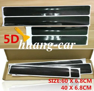 2022 Black Door Scuff Sill Cover Panel Step Protector For Car Accessories • $26.99