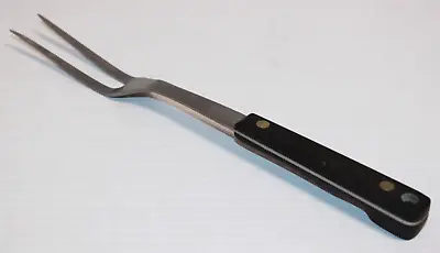 Vintage Maid Of Honor 2 Prong Carving Fork Black Handle • $9.99