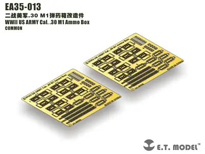 ET Model 1/35 EA35-013 WWII US ARMY Cal. .30 M1 Ammo Box • $19.48