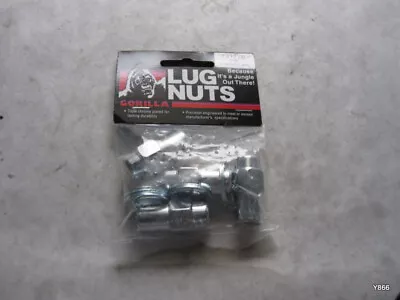 4 PCS 7/16  Chrome Standard Mag Lug Nuts Gorilla Automotive 73177B • $10.45