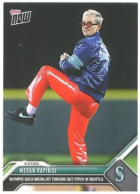 2023 Topps Now MEGAN RAPINOE #930 First Pitch /1229 Seattle Mariners USWNT Reign • $3.99