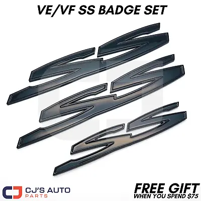 Holden Badges Gloss Black VE VF SS Combo Sedan Wagon Ute Commodore • $58.36