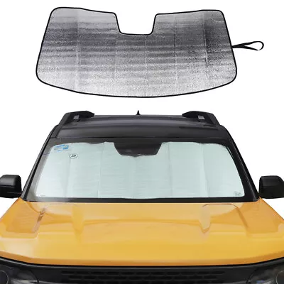 Windshield Sunshade Protector UV Sun Visor For Ford Bronco Sport 21+ Accessories • $17.49