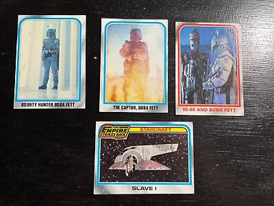 Topps Original 1980 Empire Strikes Back Boba Fett Card Lot #75 138 210 220 • $9.99