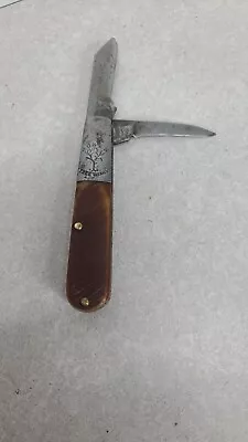 Vintage Boker 493 Tree Brand Barlow Pocket Knife Folding • $39.99