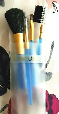 NEW - Pack Of 4 LANCOME COSMETIC BRUSHES: FACE LIPS EYES EYEBROW • £35