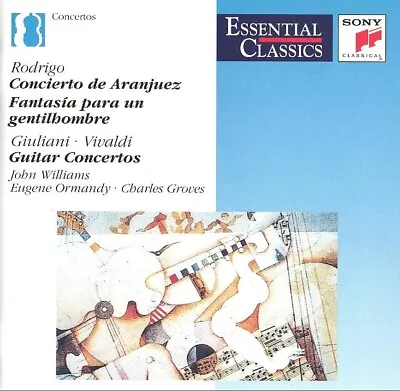 £1.99 • Buy Rodrigo / Giuliani / Vivaldi - Concierto De Aranjuez (CD 1992) John Williams