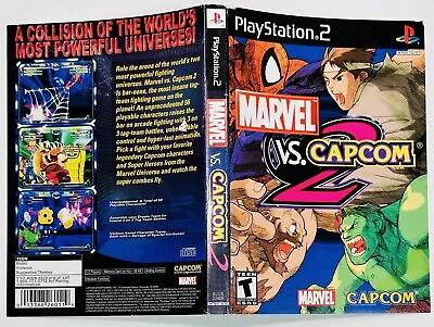Marvel Vs Capcom 2 Sony PS2 CASE/ARTWORK ONLY *No Game/Manual* FREE SHIPPING! • $69.95