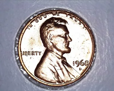 1968d 1c Clash_doubled Die Reverse ? Lincoln Cent #25 • $0.99