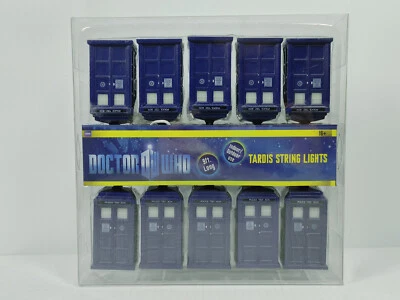 $29.95 • Buy BBC Doctor Who Collectible Tardis String Lights Carlisle Co. 2009 Dr Who