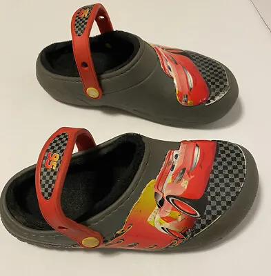 Disney Pixar Cars Lightning McQueen Sandals Size J 3 Junior Kids Children • $9.99