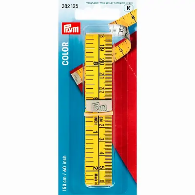 Prym Tape Measure  150cm/60inch Tape Measure Tape Measure Yellow • £4.99