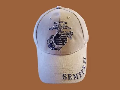 U.S Military Marine Corps EGA Hat Semper Fi Embroidered USMC Licensed Ball Cap • $15.98