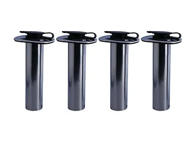 4X Boat Fishing Rod Holder Stainless Steel Flush Mount 90 Degree Rod Pod  • $37.90