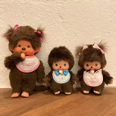 Sekiguchi Monchhichi Baby Plush Doll 3 Set Sekiguchi Limited Vintage Rare Bulk • $209.95