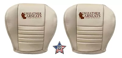 1999-2004 Ford Mustang GT Driver & Passenger Bottom Leather Seat Cover TAN • $199.99