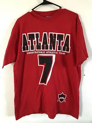 Original Vintage ATLANTA 7 UNDEFEATABLE ATHLETE TEAM 2003 Rare Adult T-shirt XL • $29.99