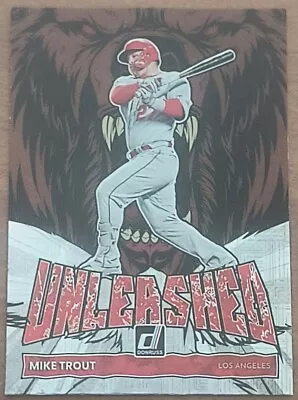 2022 Donruss Unleased Vector #UL-3 Mike Trout Los Angeles Angels Insert  • $0.99