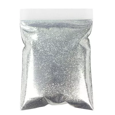 Premium Fine Metallic Silver Glitter For Arts Crafts nail Art And Wine Glass • £3.99