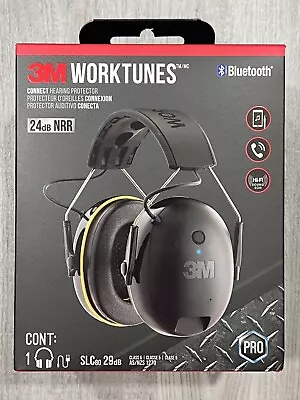 3M Worktunes Connect Hearing Protector With Bluetooth Technology • $44