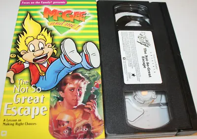 McGee And Me! Vol. 3 - The Not-So-Great Escape (VHS 1989) Live Action Animation • $6.30