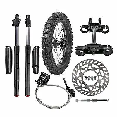 Front Forks Triple Tree 14  Wheel Tire 60/100-14 For Dirt Bike CRF 50cc XR 110CC • $309.16