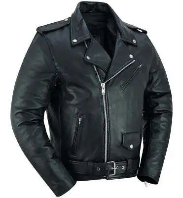 DS732 Men's Premium Classic Plain Side Police Style Jacket • $257.95