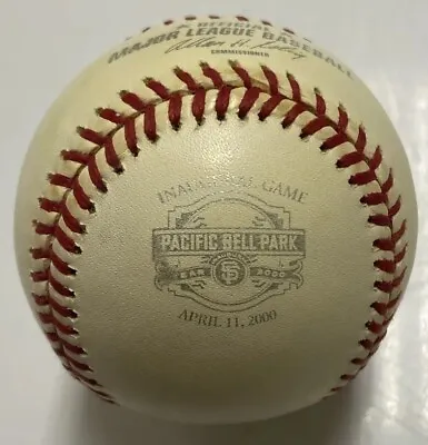 2000 Pacific Pac Bell Park Inaugural Rawlings MLB Baseball SAN FRANCISCO GIANTS • $118