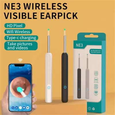 Wireless Visual Ear Cleaner Endoscope Earpick Camera Otoscope Ear Wax Removal • $20.79
