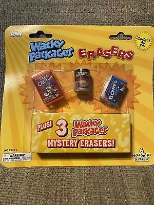 2011 Wacky Packages Erasers Full 12 Count Blister Factory Sealed Case ~ Rare! • $49.99