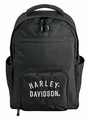 Harley-Davidson Rugged Twill Backpack | Black - 90224-BLACK • $80.99