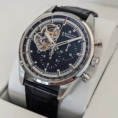 Zenith Watch El Primero Open Chronomaster Silver Men's - 03.2040.4061/21.c496 • £3750