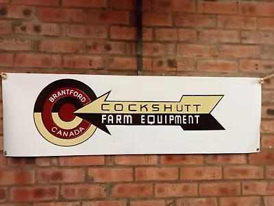 COCKSHUTT FARM EQUIPMENT TRACTOR   Large Pvc WORK SHOP BANNER • £15