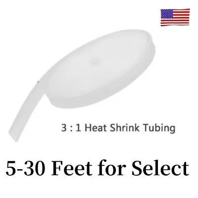 Marine Heat Shrink Tubing 3:1 Electrical Cable Wrap Waterproof  Connection Clear • $8.79