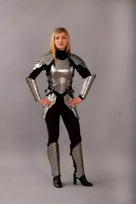 Medieval  Queen Of The Elven  Half Armor Suit Female Cuirass Halloween Costume • $660.74