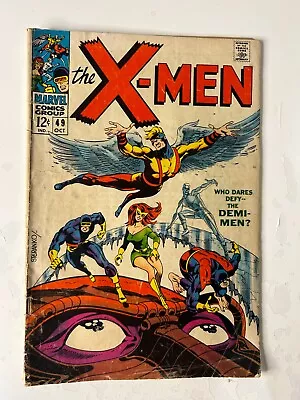 Uncanny X-Men #49 1968 1st App. Lorna Dane (Polaris) Marvel Comic Book Silver • £101.37