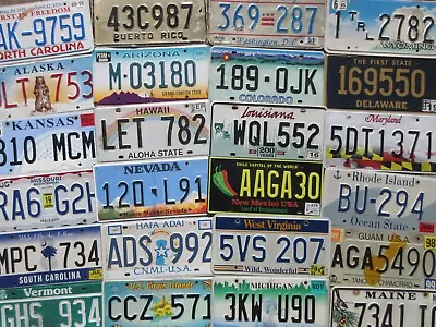 $9.99 • Buy License Plate All 50 States Territories Available Plates Lot State Pick Your Tag