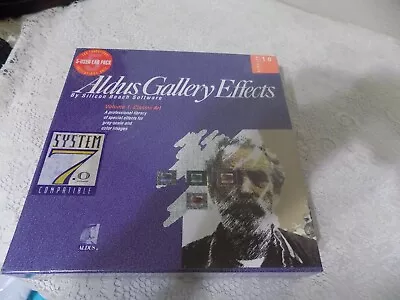 Vintage Early 1990s Software- Aldus Gallery Effects V1.0 For Windows New Sealed • $23.95