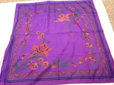 NWOT Shinawatra Scarf 35  100% Thai Silk  Thicker Than Regular Silk  Purple • $16.95