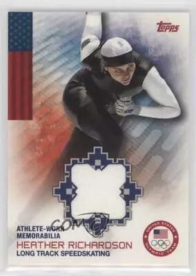 2014 Topps US Olympic & Paralympic Team And Hopefuls Relics Heather Richardson • $2.84